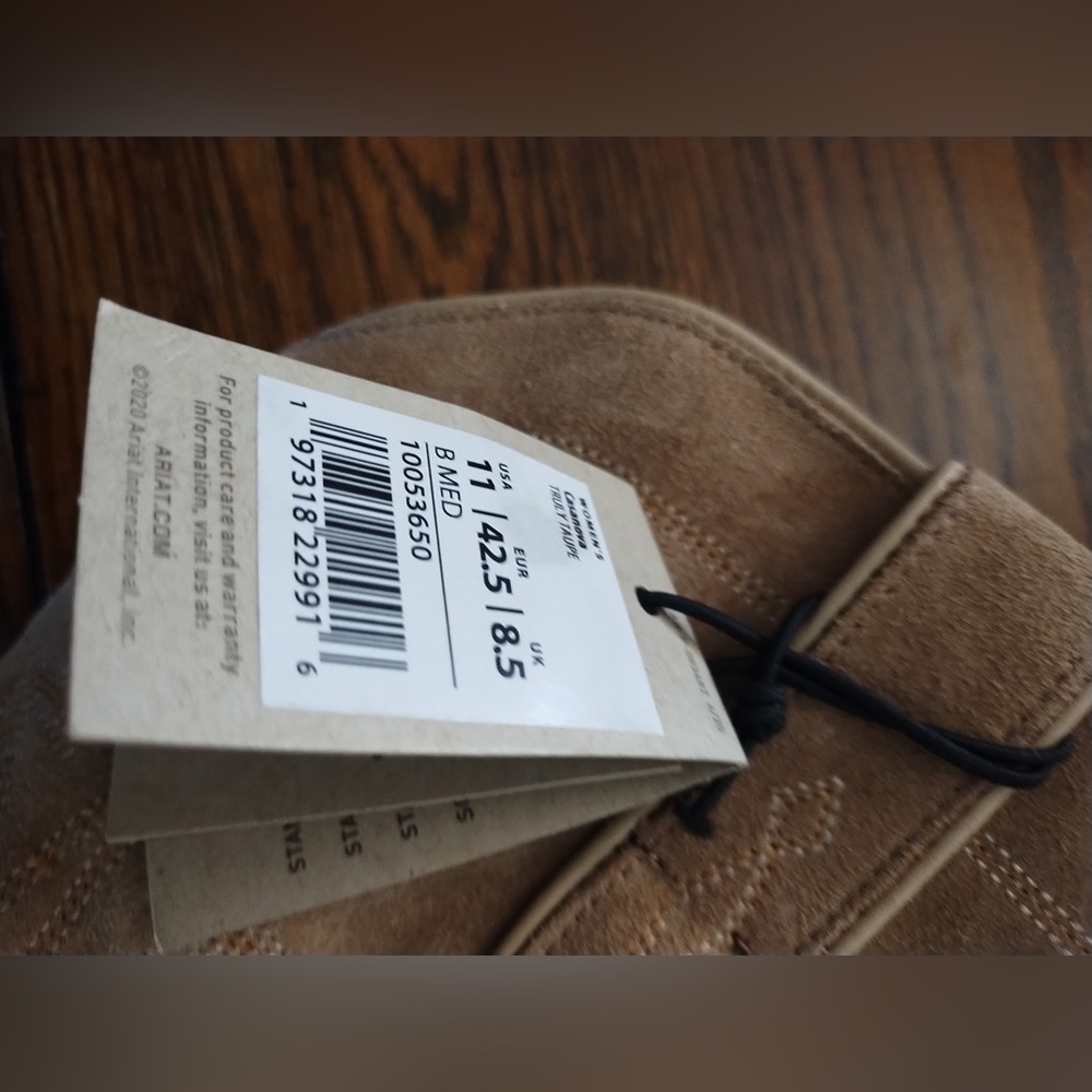 Ariat Tan Suede Boots - Picture 5 of 10